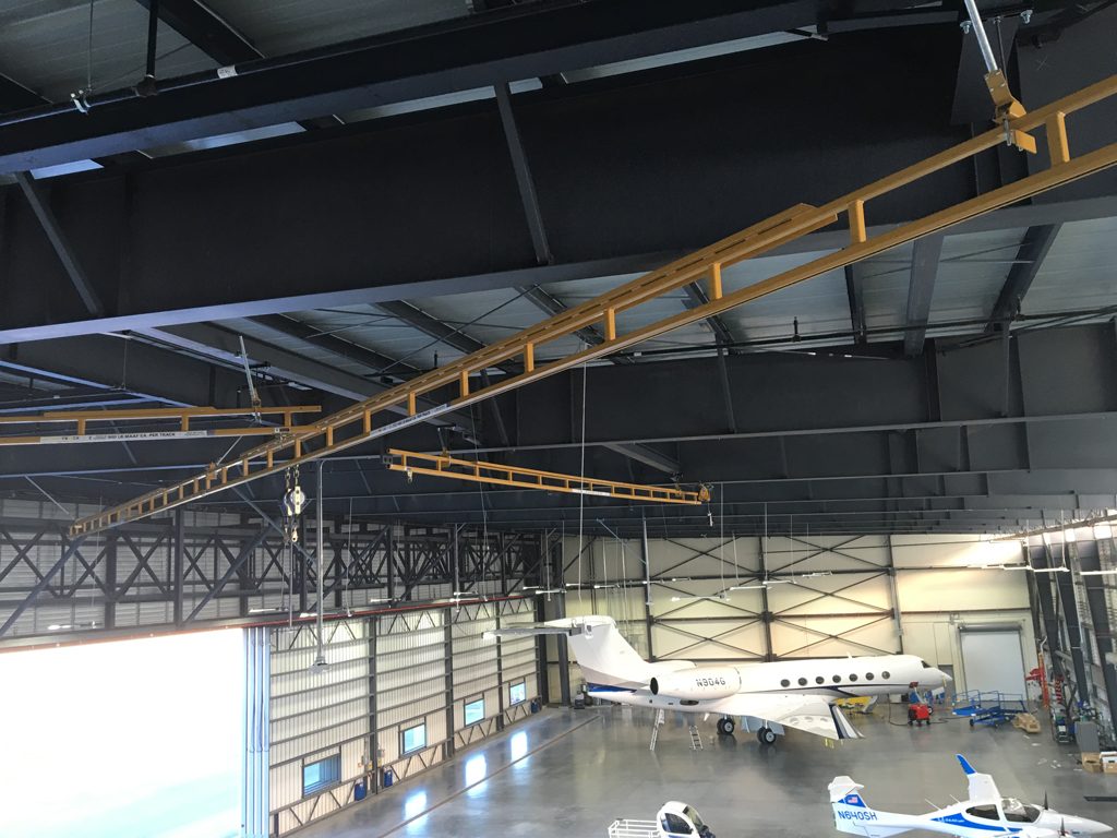 Fall Protection Monorail Systems for Aircraft Maintenance Hanger