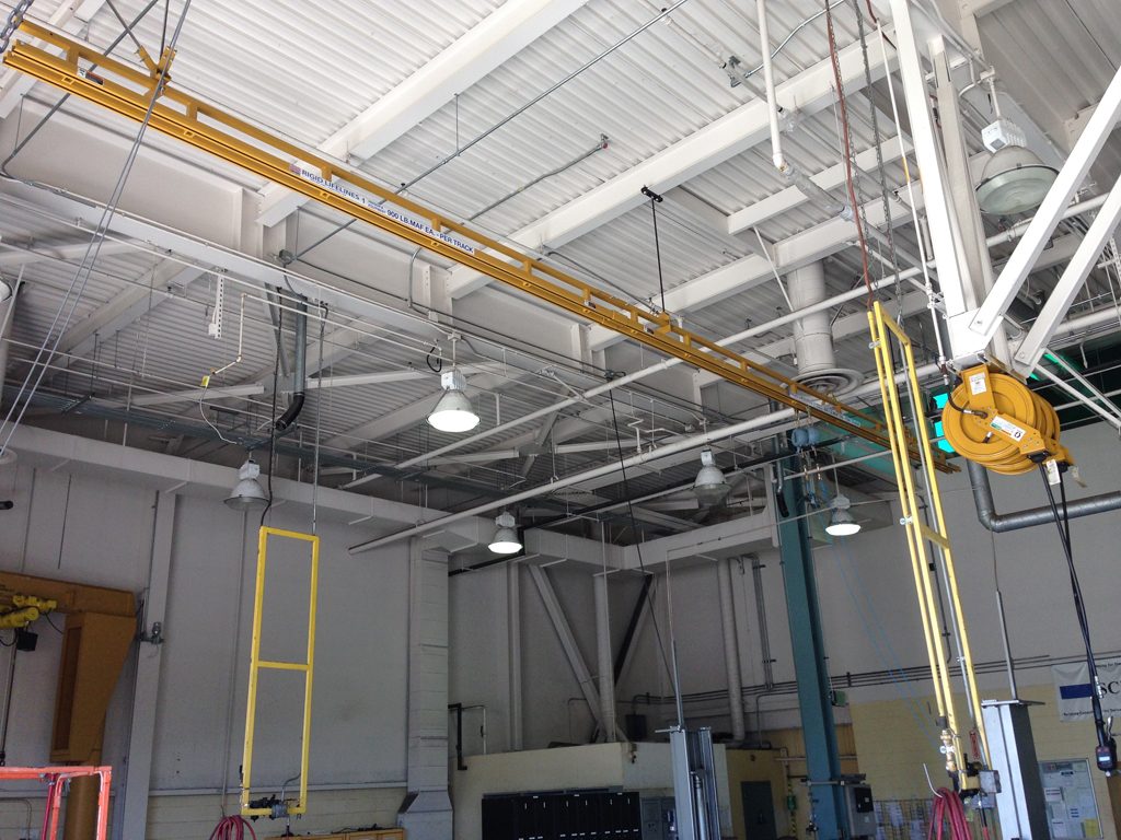 Fall Protection Solutions form Large Fleet Mantenance Fascility